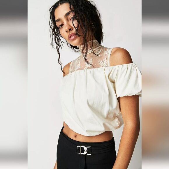 NWT Free People Here To Slay Tee - Picture 6 of 9